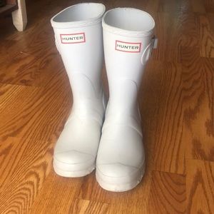 Hunter Short Rain boots EUC